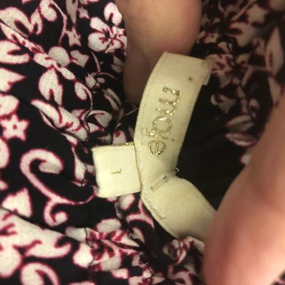 MAJE Floral Puff Sleeve Square Neck Mini Dress 1 - Picture 4 of 11